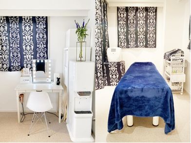 施術ルームの写真